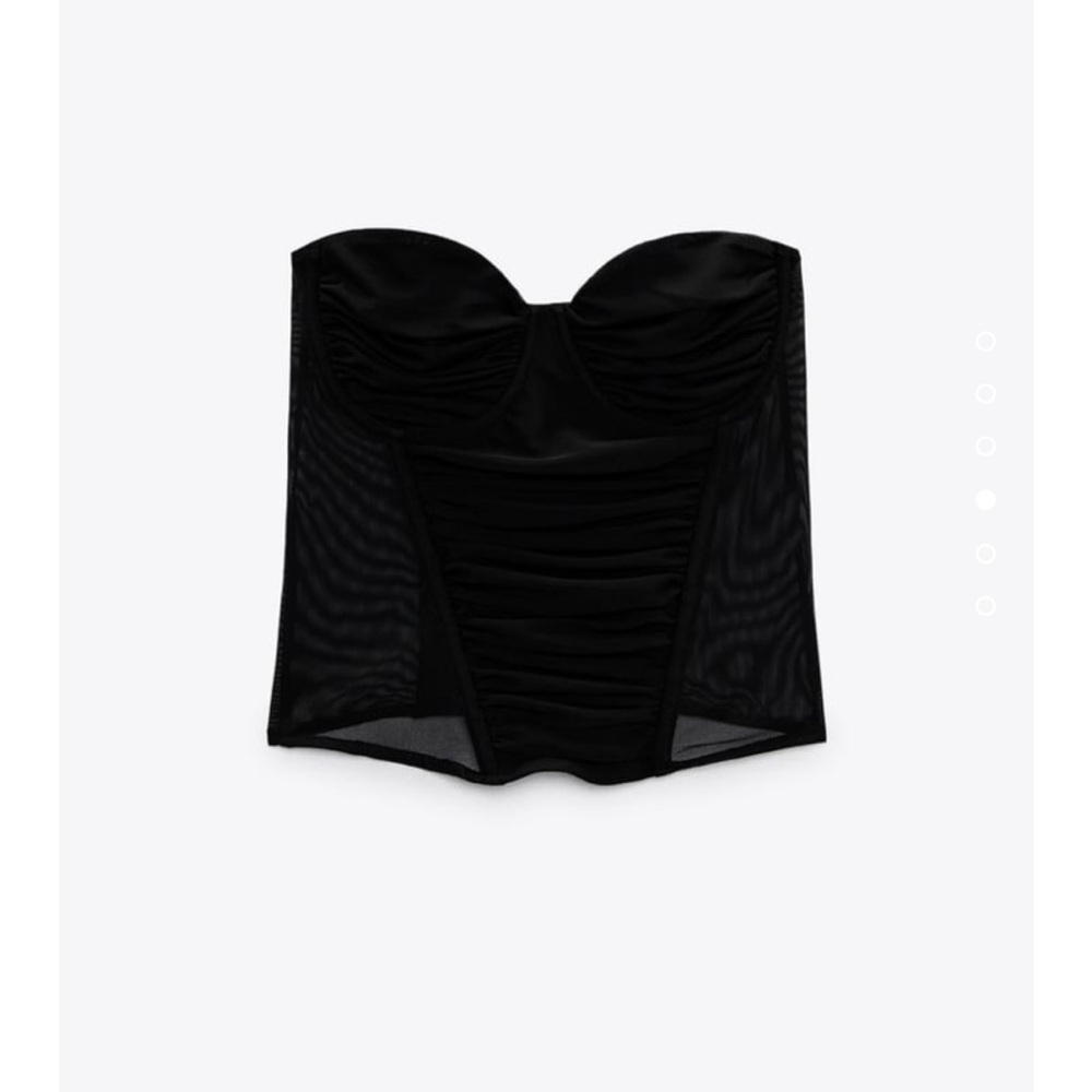 Black Tulle Corset - Picture 4 of 5